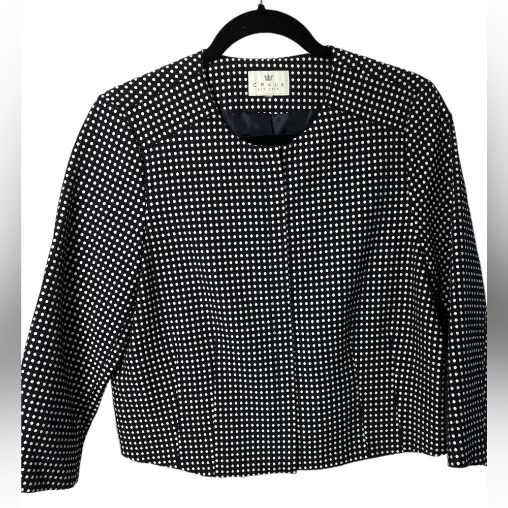 NWT Navy Crop Business Jacket Blazer